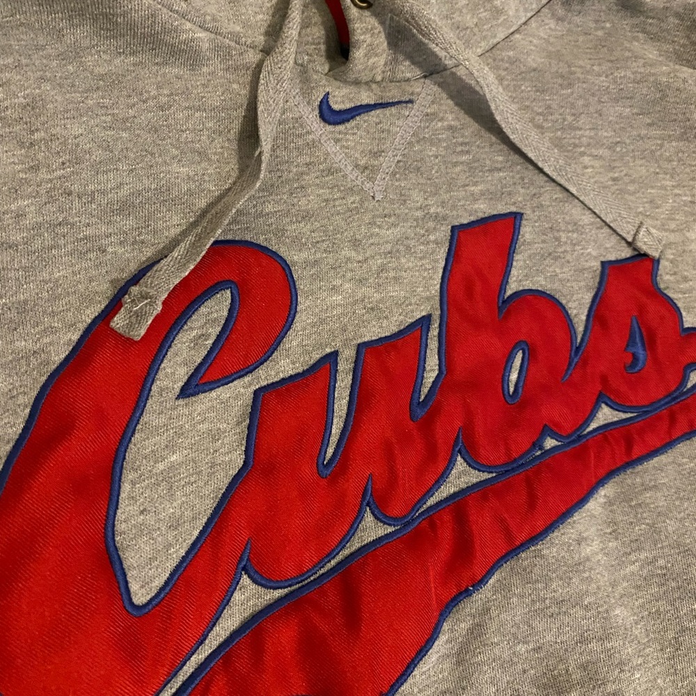 Vintage Nike Center Swoosh Chicago Cubs Hoodie 2X